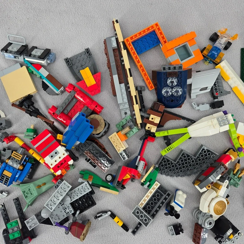 LEGO Mixed Bulk Lot Assorted Building Bricks Vehicle Parts Kids Creative Play